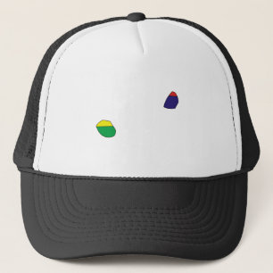 Gorra De Camionero Mapa de la bandera de Mauricio del mismo tamaño