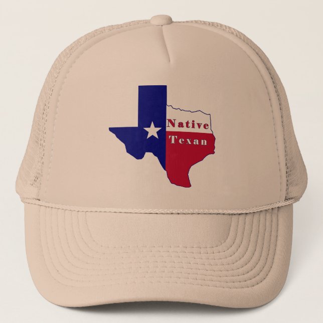Gorra De Camionero Mapa de la bandera de texto nativa (Anverso)