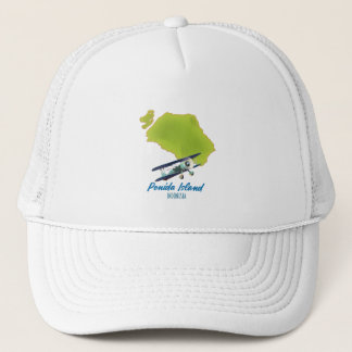 Gorra De Camionero Mapa de la isla Penida