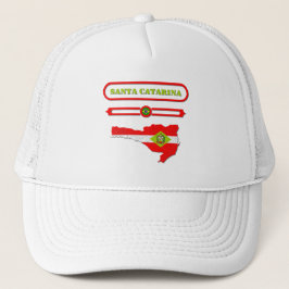 GORRA DE CAMIONERO MAPA DE SANTA CATARINA. SAMER BRASIL