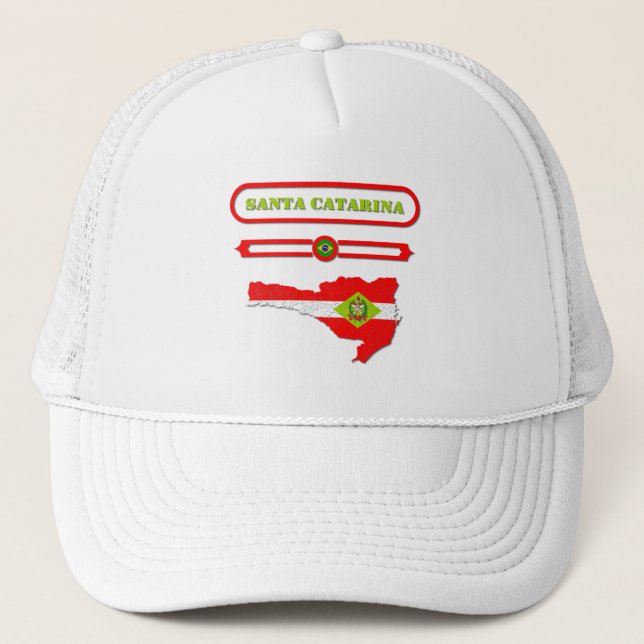 GORRA DE CAMIONERO MAPA DE SANTA CATARINA. SAMER BRASIL (Anverso)