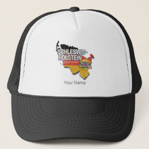 Gorra De Camionero Mapa federal de Alemania de Schleswig-Holstein