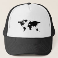 mapa gráfico negro mundial