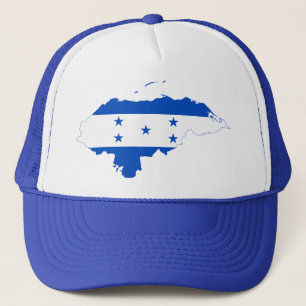Gorra De Camionero Mapa HN de la bandera de Honduras