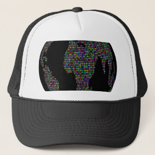 Gorra De Camionero mapa mundial del planeta