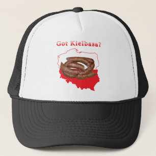 Gorra De Camionero Mapa polaco de Kielbasa