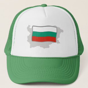 Gorra De Camionero Mapa y bandera de Bulgaria