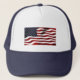GORRA DE CAMIONERO MAPA Y BANDERA DE LOS ESTADOS UNIDOS