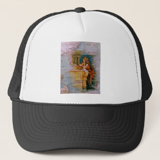 Gorra De Camionero Mapa y sirena náuticos antiguos