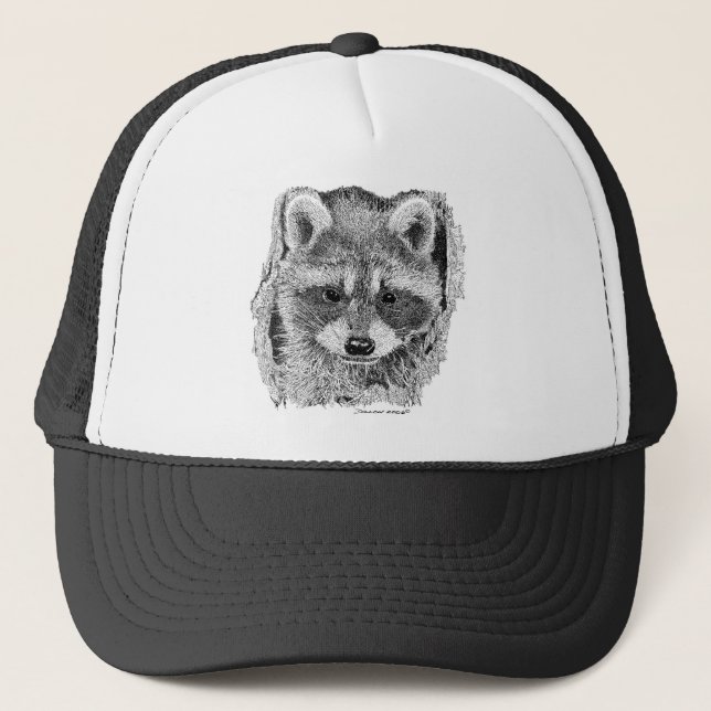 Gorra De Camionero Mapache (Anverso)