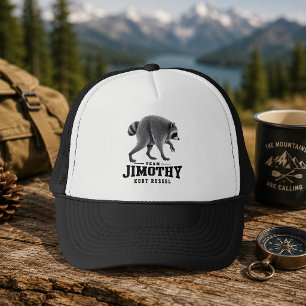 Gorra De Camionero Mapache Viral Jimothy Divertido Panda de Basura Vi