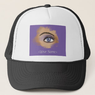 Gorra De Camionero Maquillaje de ojos morados