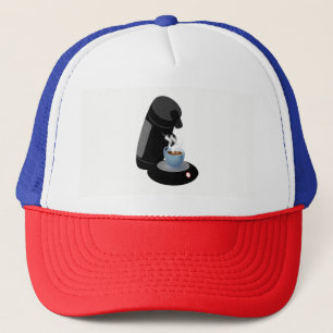 Gorra De Camionero Máquina de café