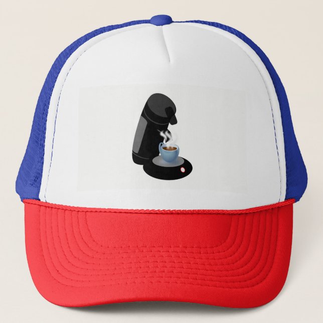 Gorra De Camionero Máquina de café (Anverso)