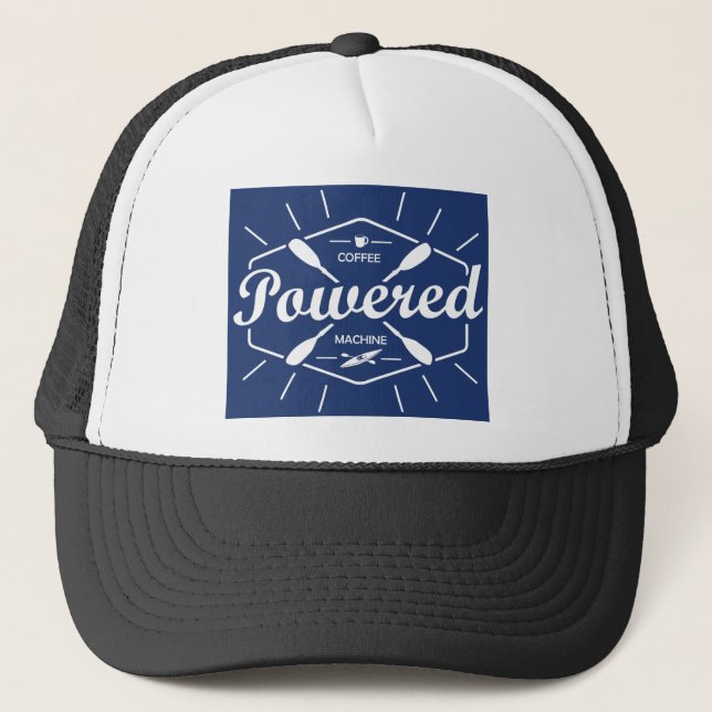 Gorra De Camionero Máquina de café Kayak (Anverso)
