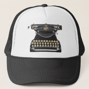 Gorra De Camionero Máquina de escribir de la emoji