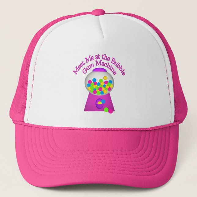 Gorra De Camionero Máquina De Goma De Burbuja (Anverso)