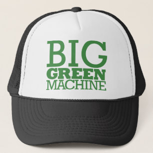 Gorra De Camionero Máquina verde grande - verde