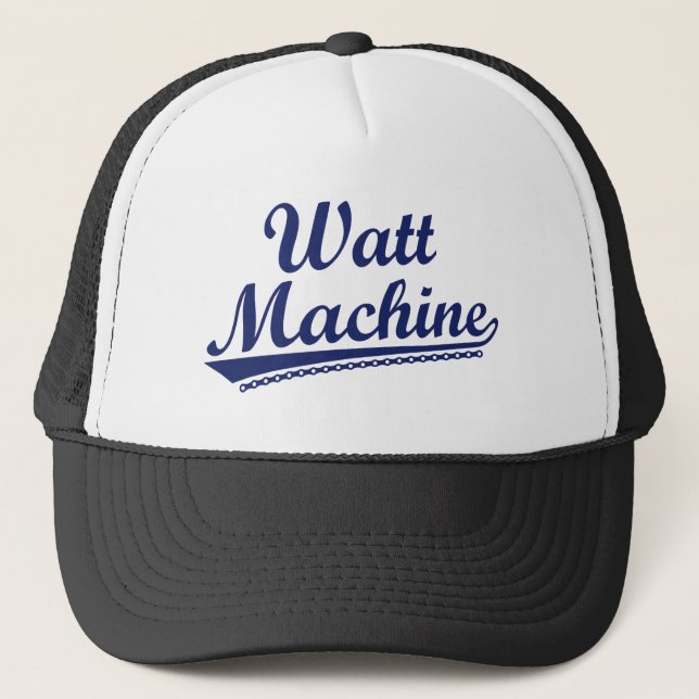 Gorra De Camionero Máquina Watt (Anverso)