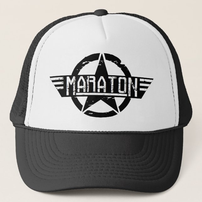 Gorra De Camionero Maraton "Black Star", Truckster Cap (Anverso)