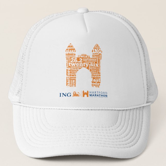 Gorra De Camionero Maratón de Hartford: Arco (Anverso)