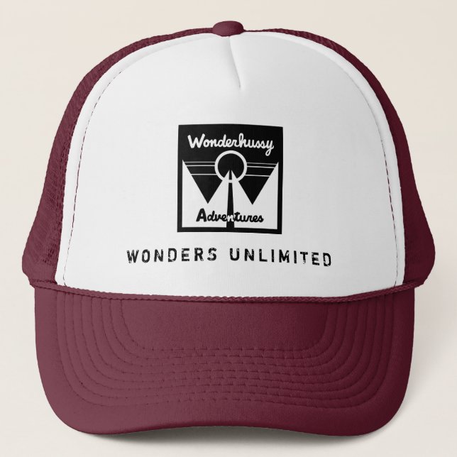 Gorra De Camionero Maravillosas aventuras "sin límites" (Anverso)