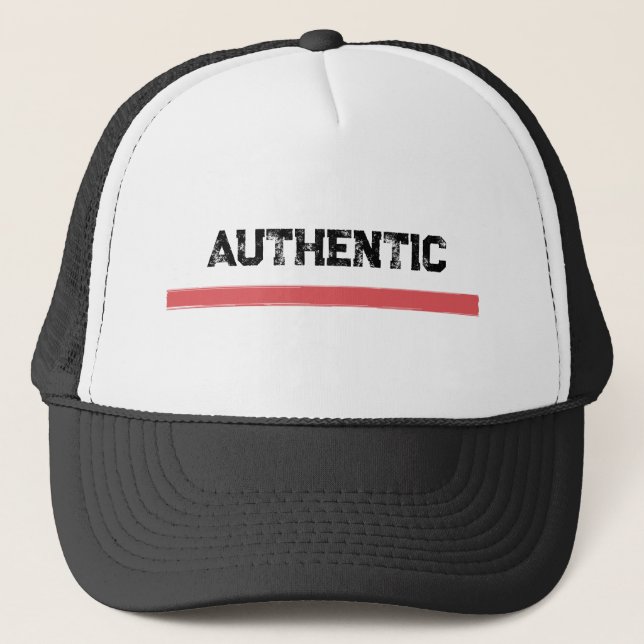 Gorra De Camionero Marca Auténtica (Anverso)