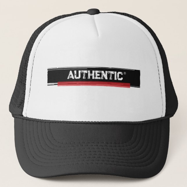 Gorra De Camionero Marca Auténtica (Anverso)