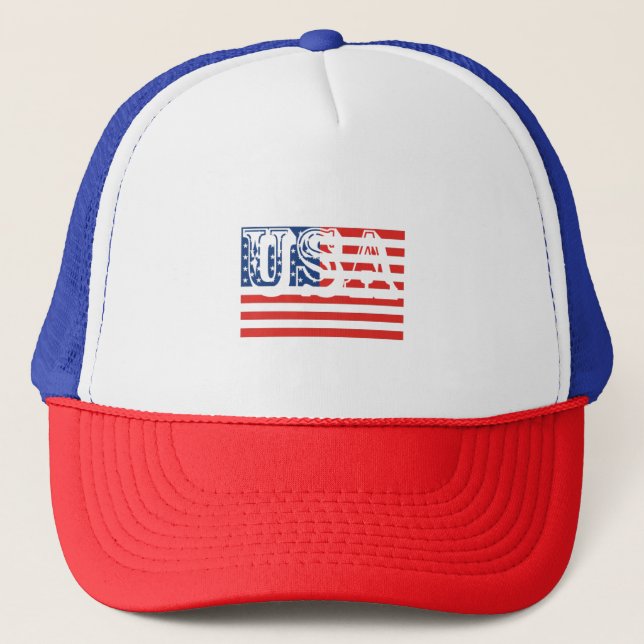 Gorra De Camionero Marca de Estados Unidos (Anverso)