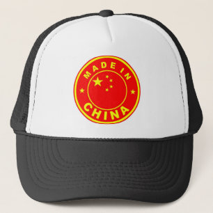 Gorra De Camionero marca de etiqueta de la bandera de china