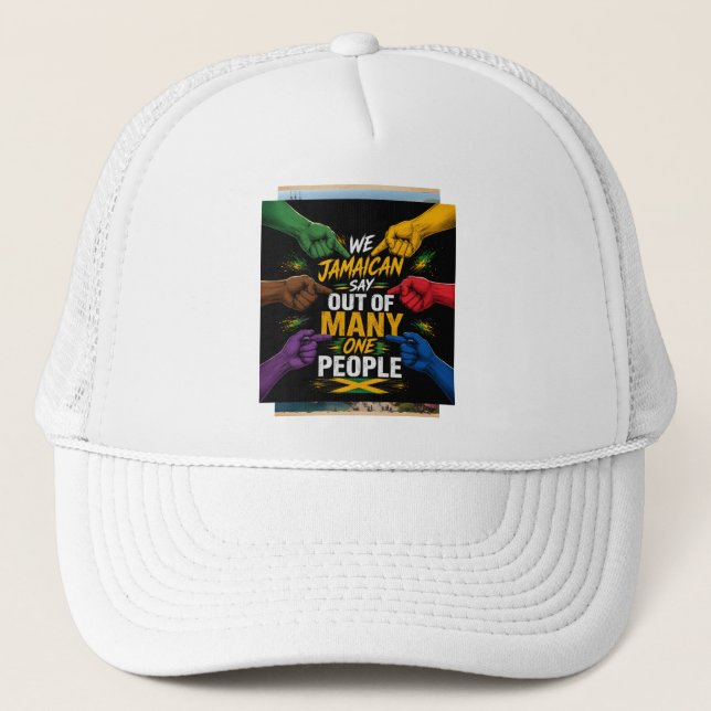 Gorra De Camionero Marca de lujo jamaicana (Anverso)