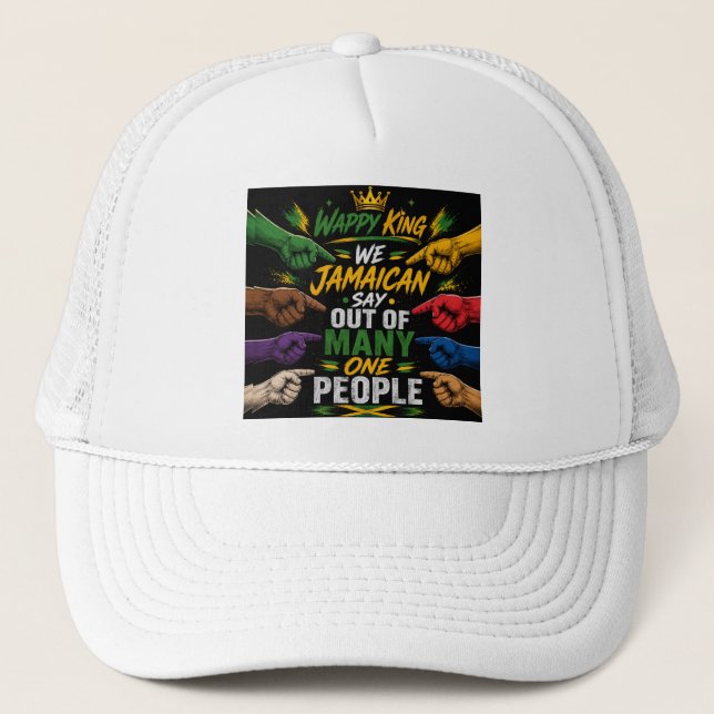 Gorra De Camionero Marca de lujo jamaicana (Anverso)