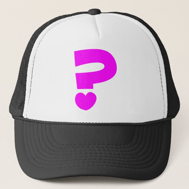 Gorra De Camionero Marca de preguntas (Anverso)