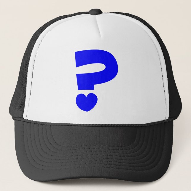 Gorra De Camionero Marca de preguntas (Anverso)