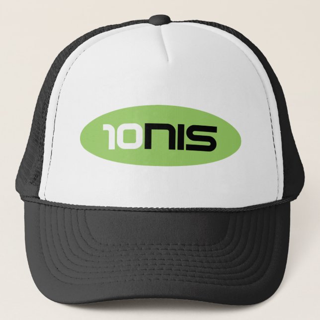 Gorra De Camionero Marca de tenis 10NIS (Anverso)