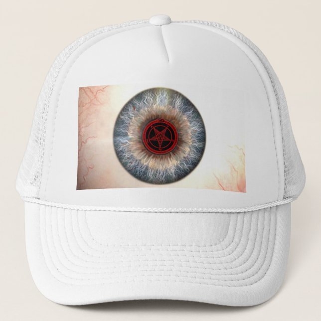 GORRA DE CAMIONERO MARCA DEL DIABLO EYEBALL (Anverso)