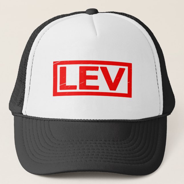Gorra De Camionero Marca Lev (Anverso)