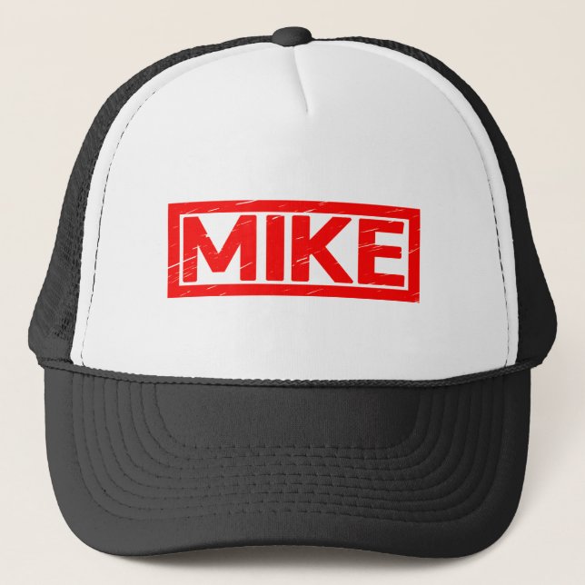 Gorra De Camionero Marca Mike (Anverso)