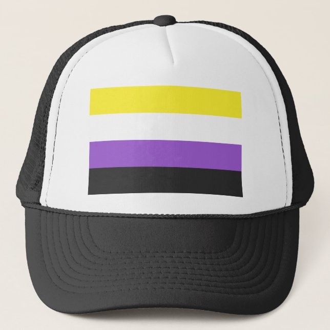 Gorra De Camionero Marca no binaria (Anverso)