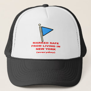 Gorra De Camionero Marcado Seguro De Vivir En Nueva York   #
