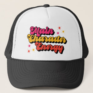 Gorra De Camionero Marcador de energía de carácter principal