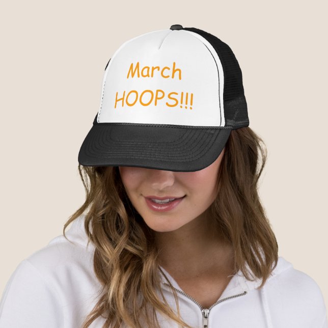 Gorra De Camionero March HOOPS Basketball Fun Humor (In situ)