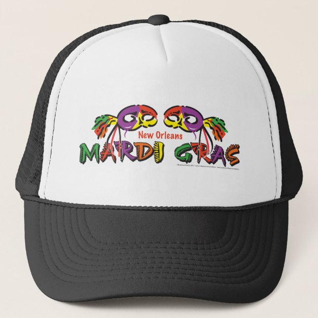GORRA DE CAMIONERO MARDI-GRAS (Anverso)