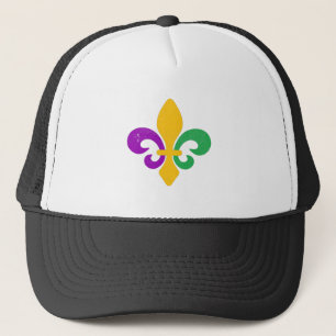 Gorra De Camionero Mardi Gras Fleur De Lis
