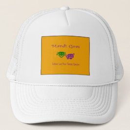 Gorra De Camionero Mardi Gras Mask Rouler