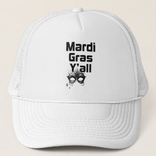 Gorra de camionero Mardi Gras Y'all