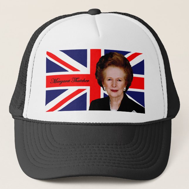 Gorra De Camionero Margaret Thatcher - bandera británica (Anverso)