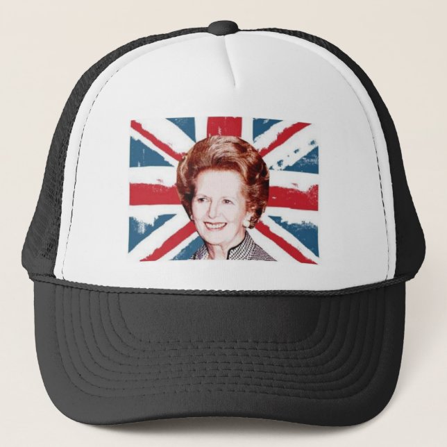GORRA DE CAMIONERO MARGARET THATCHER UNION JACK (Anverso)