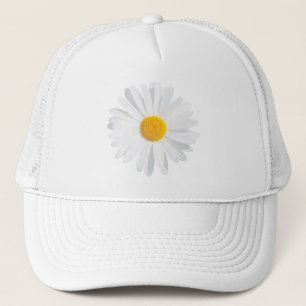 Gorra De Camionero margarita blanca