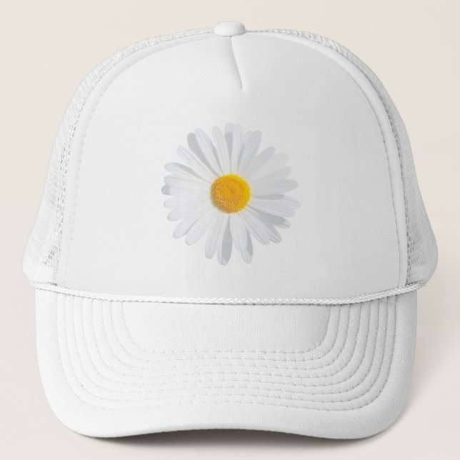 Gorra De Camionero margarita blanca (Anverso)